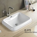 Chậu rửa Lavabo dương vành Moonoah MN-C372