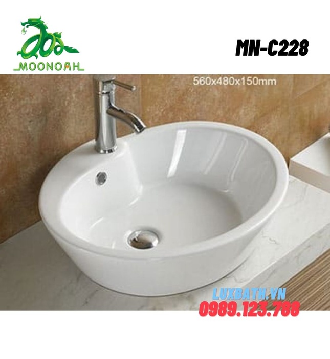Chậu rửa Lavabo dương bàn Moonoah MN-C228