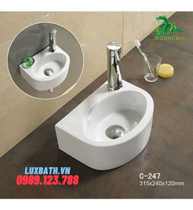Chậu rửa Lavabo dương bàn Moonoah MN-C247