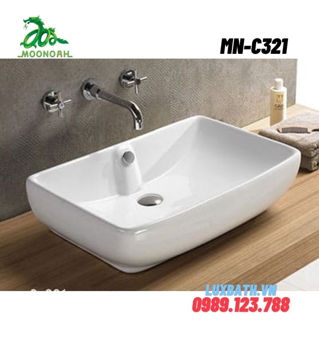 Chậu rửa Lavabo dương bàn Moonoah MN-C321