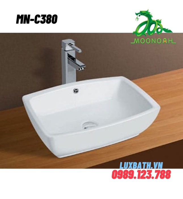 Chậu rửa Lavabo dương bàn Moonoah MN-C380