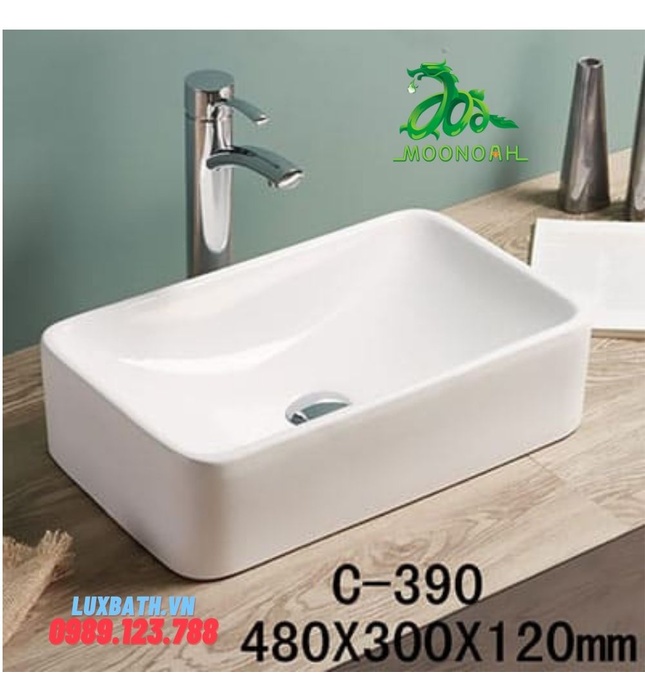 Chậu rửa Lavabo dương bàn Moonoah MN-C390