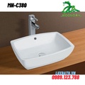 Chậu rửa Lavabo dương bàn Moonoah MN-C380