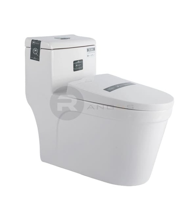 Bàn cầu 1 khối nắp rơi êm Rangos RG-8054