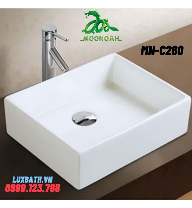 Chậu rửa Lavabo dương bàn Moonoah MN-C260