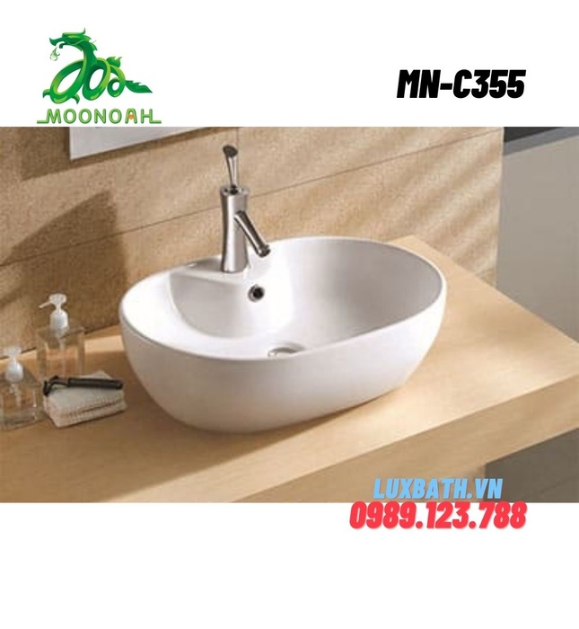 Chậu rửa Lavabo dương bàn Moonoah MN-C355