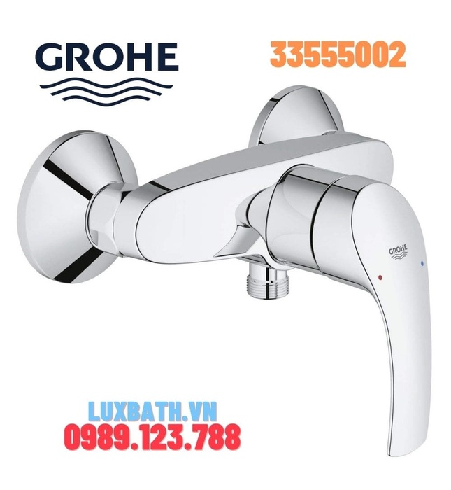 Vòi sen tắm nóng lạnh gắn tường Grohe 33555002