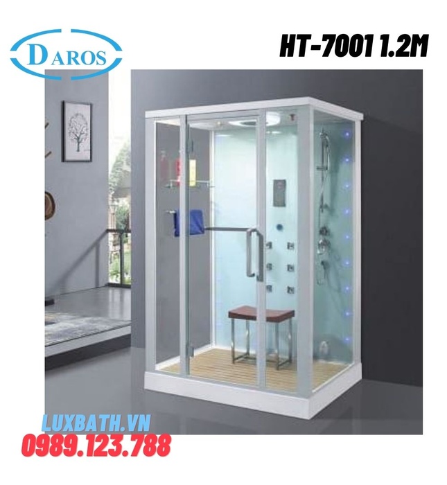 Phòng xông hơi ướt Daros HT-7001 1.2m