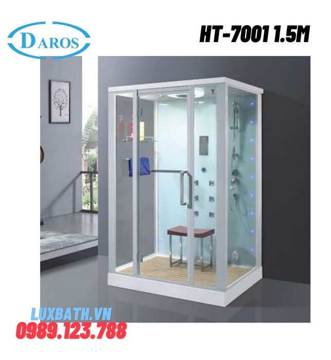 Phòng xông hơi ướt Daros HT-7001 1.5m