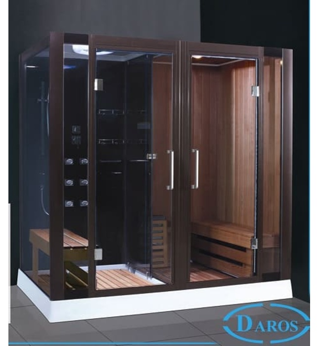 Phòng xông hơi khô kết hợp xông hơi ướt Daros HT-04 1.6m