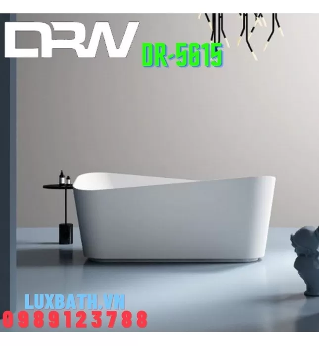 Bồn Tắm Solid Surface Đặt Sàn DRW DR-5615 1.7m