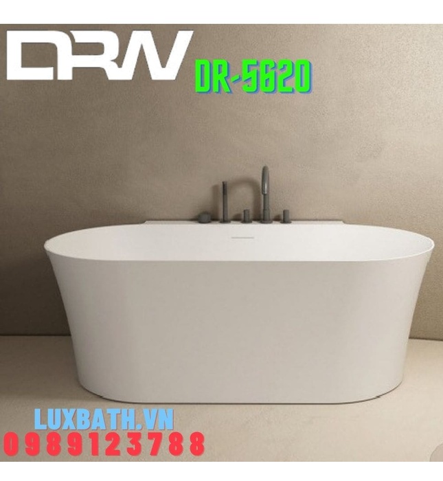 Bồn tắm lập thể đá solid surface DRW DR-5620 1700cm