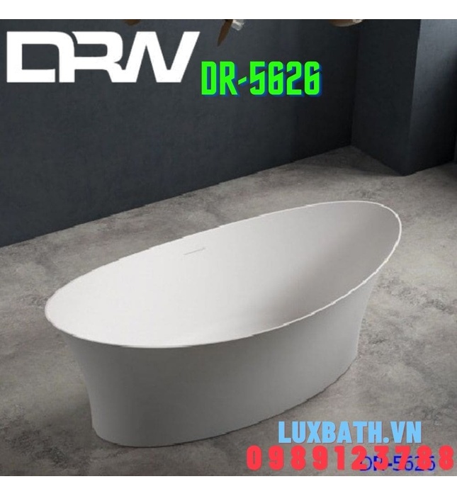 Bồn tắm lập thể đá solid surface DRW DR-5626 1700cm