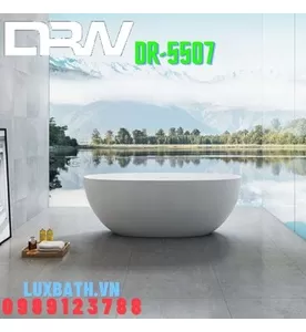 Bồn Tắm Solid Surface Đặt Sàn DRW DR-5507-170 1.7m