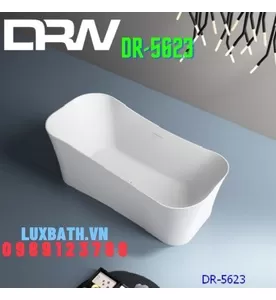 Bồn Tắm Solid Surface Đặt Sàn DRW DR-5623 1.7m
