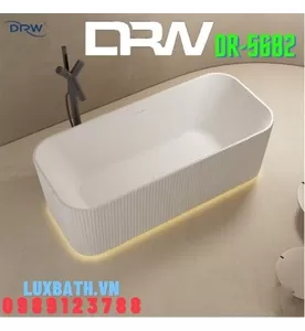Bồn Tắm Solid Surface Đặt Sàn DRW DR-5682 1.7m