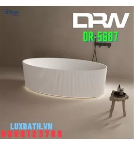 Bồn Tắm Solid Surface Đặt Sàn DRW DR-5687 1.8m