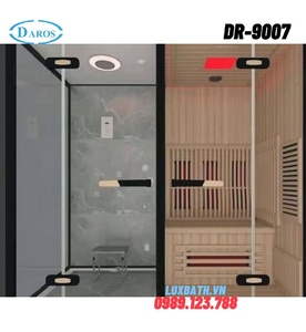 Phòng xông hơi khô kết hợp xông hơi ướt Daros DR-9007