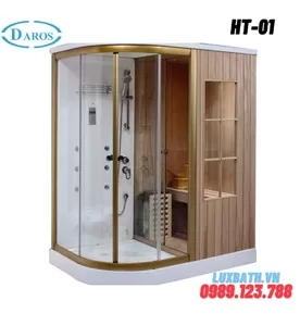 Phòng xông hơi khô kết hợp xông hơi ướt Daros HT-01 1.7m