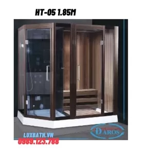 Phòng xông hơi khô kết hợp xông hơi ướt Daros HT-05 1.85m 