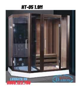 Phòng xông hơi khô kết hợp xông hơi ướt Daros HT-05 1.9m