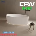 Bồn Tắm Solid Surface Đặt Sàn DRW DR-5687 1.8m