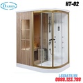 Phòng xông hơi khô kết hợp xông hơi ướt Daros HT-02 1.6m