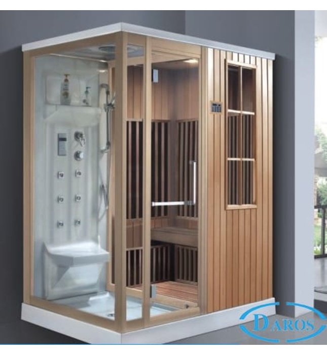 Phòng xông hơi khô kết hợp xông hơi ướt Daros HT-1002 2.0m