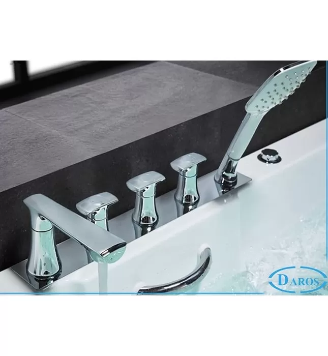 Bồn Tắm Massage Áp Tường Daros DR-1822 1.9m