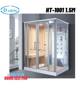 Phòng xông hơi khô kết hợp xông hơi ướt Daros HT-1001 1.5m