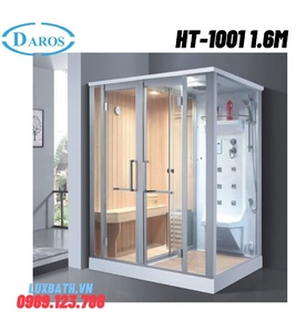 Phòng xông hơi khô kết hợp xông hơi ướt Daros HT-1001 1.6m
