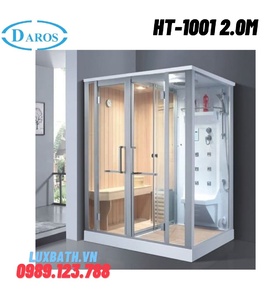 Phòng xông hơi khô kết hợp xông hơi ướt Daros HT-1001 2.0m  
