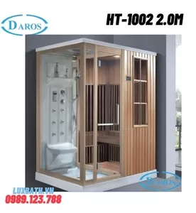 Phòng xông hơi khô kết hợp xông hơi ướt Daros HT-1002 2.0m
