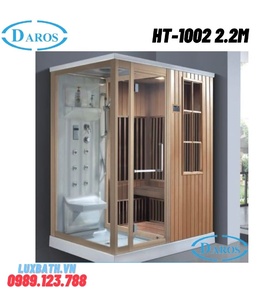 Phòng xông hơi khô kết hợp xông hơi ướt Daros HT-1002 2.2m