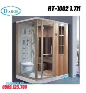 Phòng xông hơi khô kết hợp xông hơi ướt Daros HT-1002 1.7m