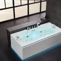Bồn Tắm Massage Áp Tường Daros DR-1822 1.9m