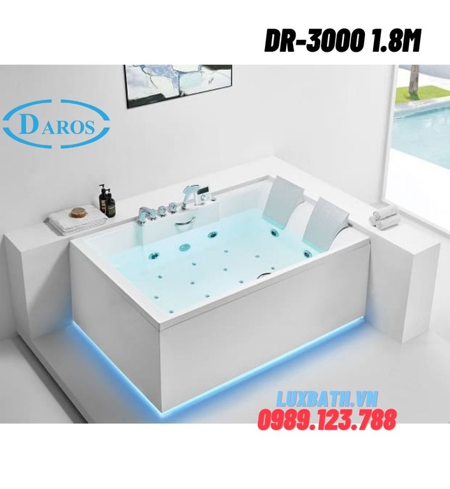 Bồn tắm massage Daros DR-3000 1.8m 