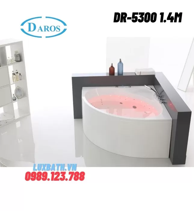 Bồn Tắm Góc Massage Daros DR-5300 1.4m