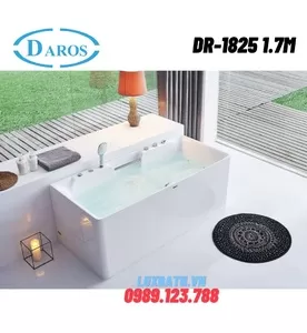 Bồn Tắm Massage Áp Tường Daros DR-1825 1.7m