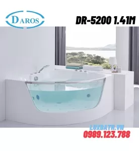 Bồn Tắm Góc Massage Daros DR-5200 1.41m