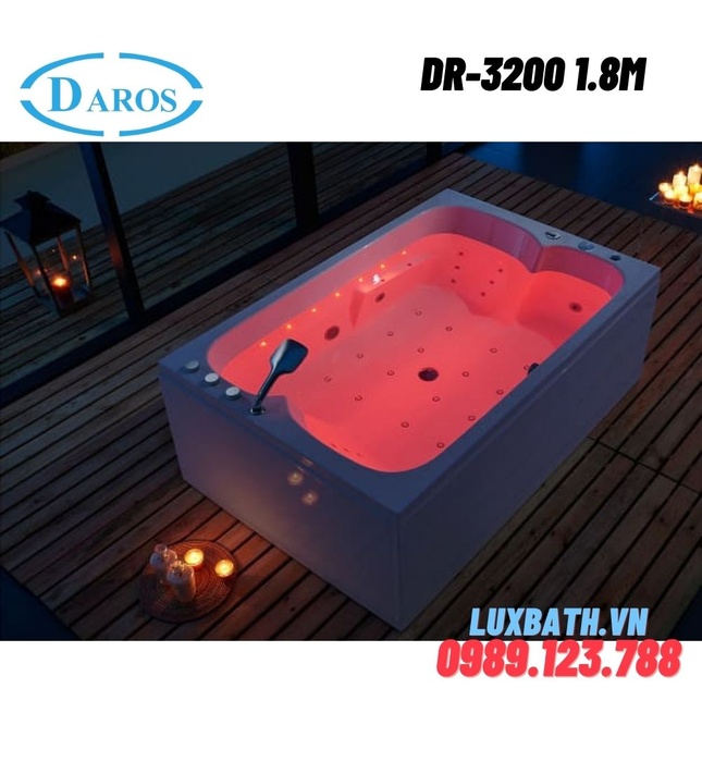 Bồn tắm massage Daros DR-3200 1.8m