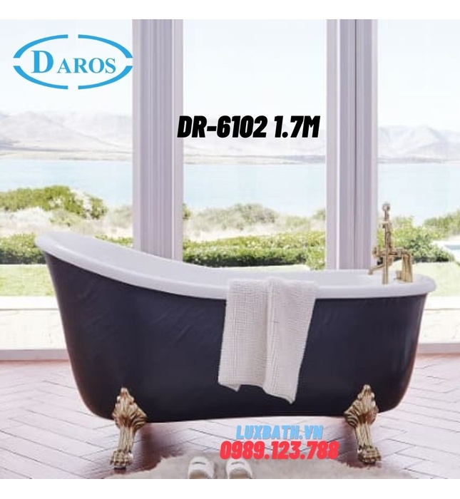 Bồn tắm massage Daros DR-6102 1.7m 