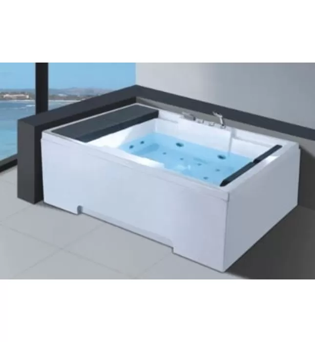 Bồn Tắm Massage Áp Tường Daros HT-1022 1.85m