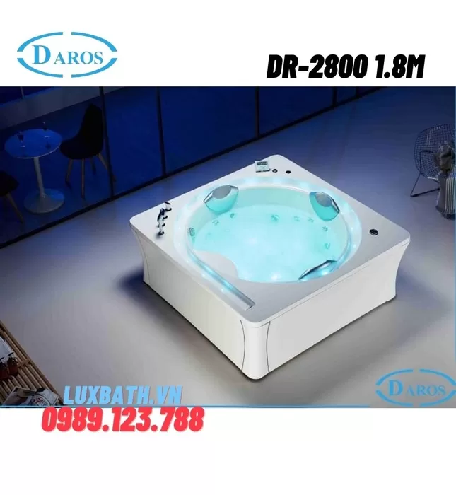 Bồn Tắm Massage Độc Lập Daros DR-2800 1.8m
