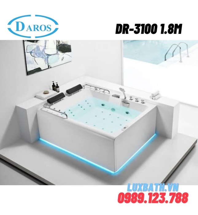 Bồn tắm massage Daros DR-3100 1.8m   