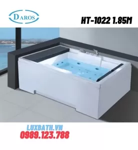 Bồn Tắm Massage Áp Tường Daros HT-1022 1.85m