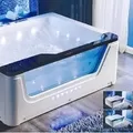 Bồn Tắm Massage Áp Tường Daros HT-38 1.7m