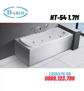 Bồn Tắm Massage Áp Tường Daros HT-54 1.7m