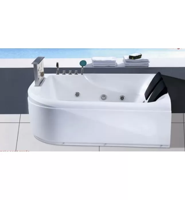 Bồn Tắm Massage Áp Tường Daros HT-58 1.76m