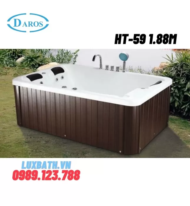 Bồn Tắm Massage Độc Lập Daros HT-59 1.88m